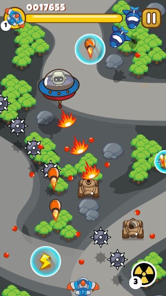 Sky Raiders - Battle Wars Mod 螢幕截圖 0