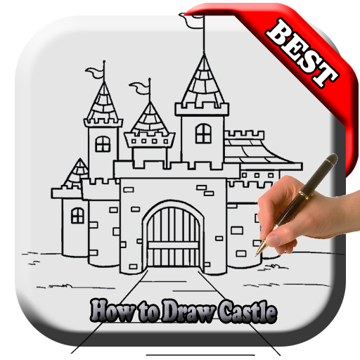 How to Draw Castle - Easy Drawing 螢幕截圖 0