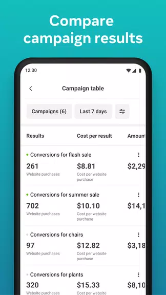 Meta Ads Manager Schermafbeelding 2