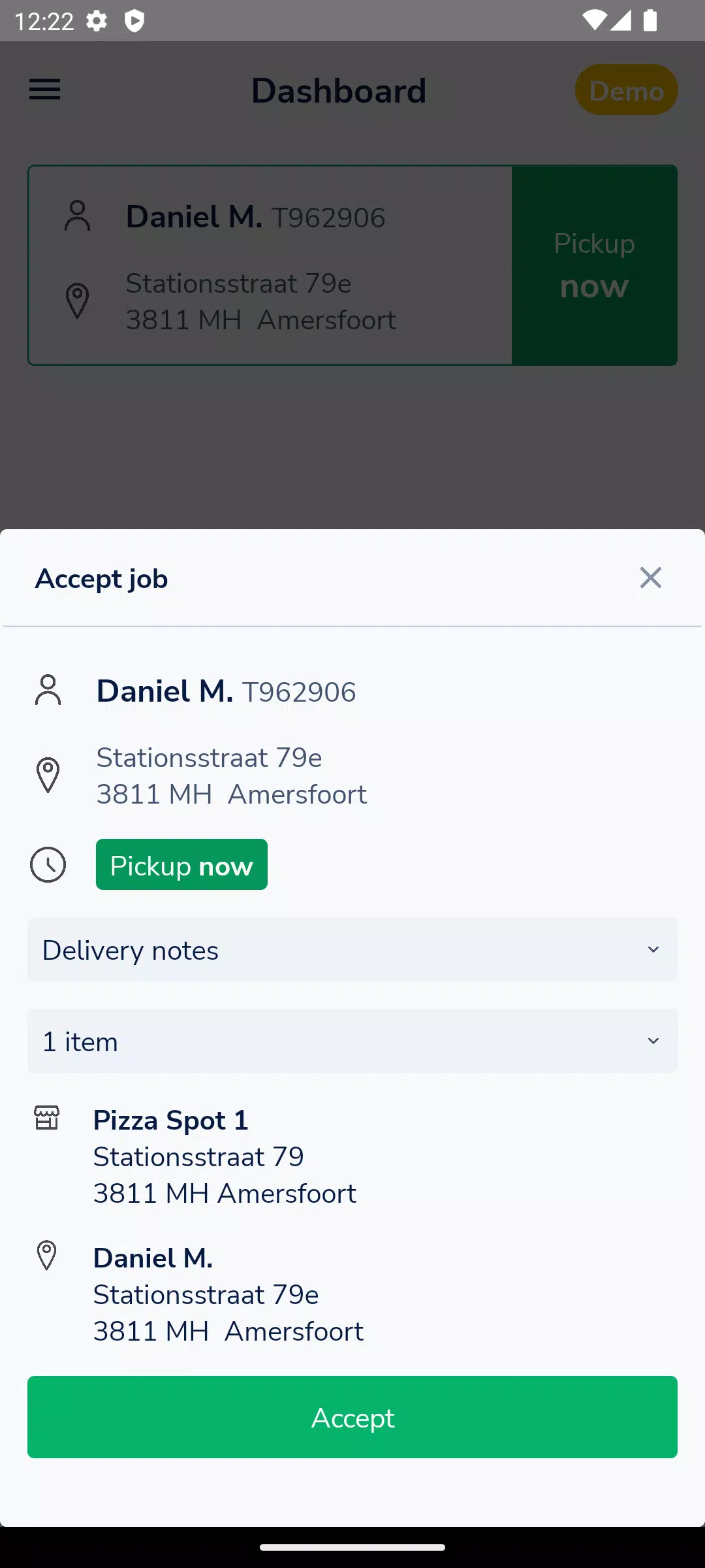 Deliverect for Couriers Tangkapan skrin 3