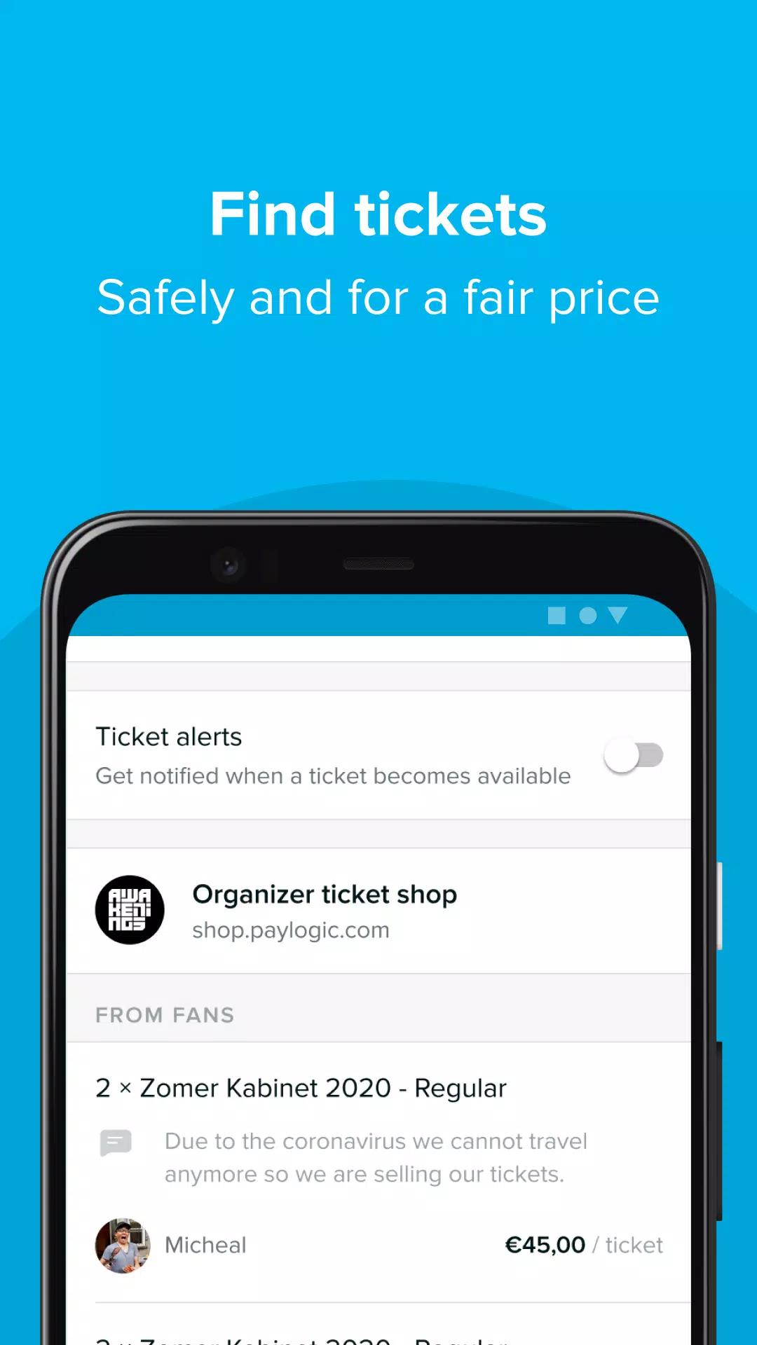 TicketSwap Ekran Görüntüsü 2