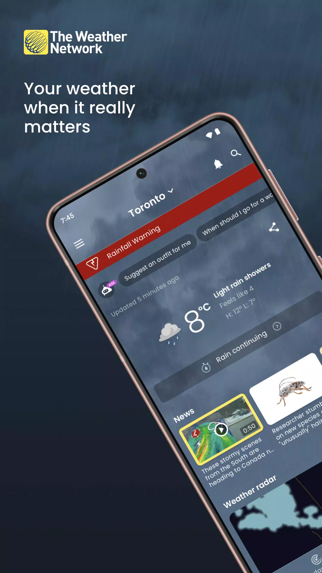 The Weather Network Ekran Görüntüsü 0