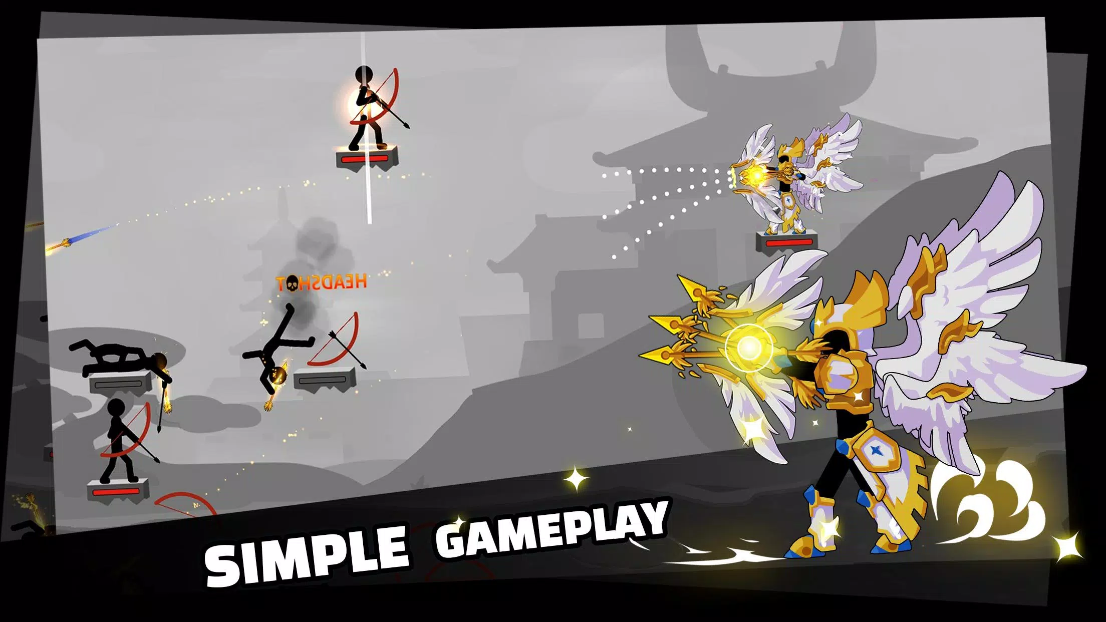 Stickfight Archer Скриншот 0
