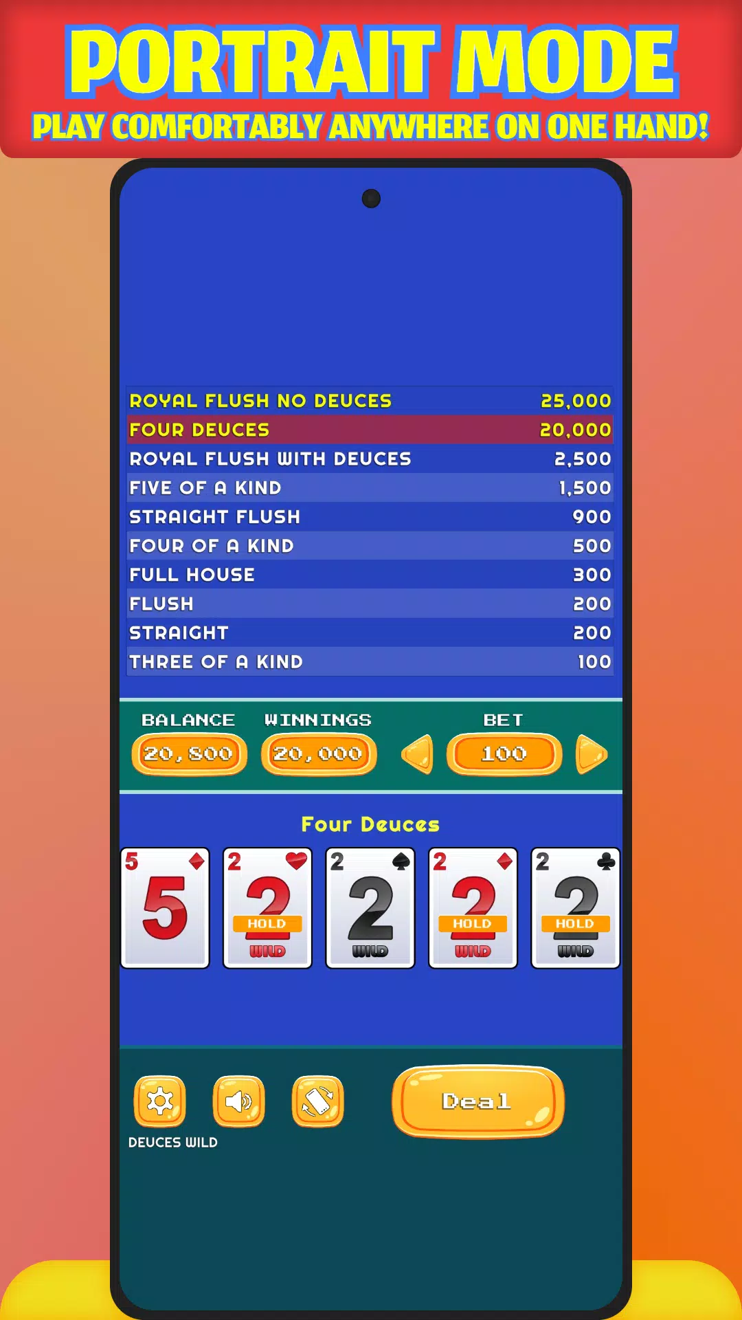 Deuces Wild Capture d'écran 0