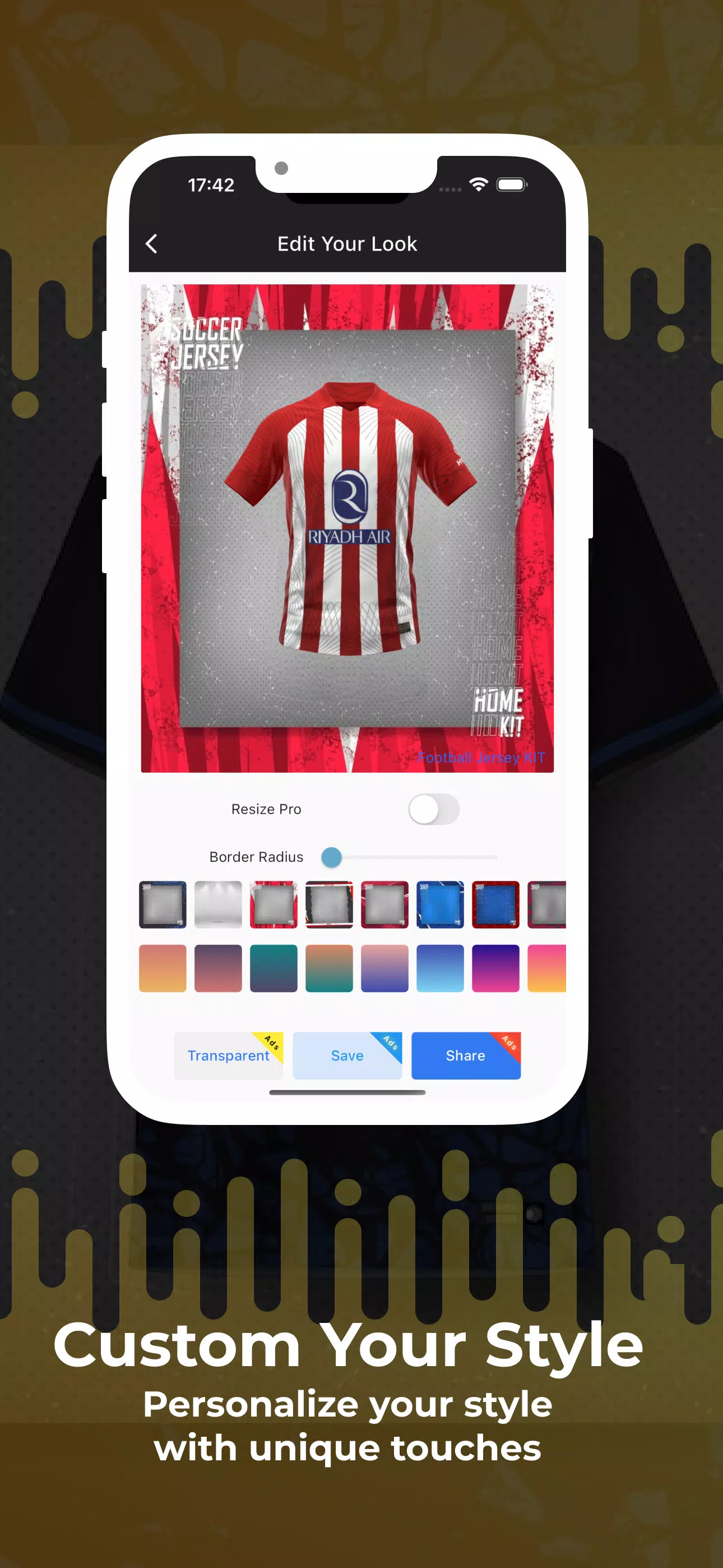 Football Jersey Kit Creator Capture d'écran 2