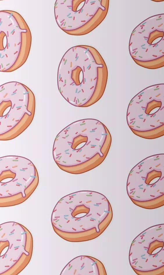 Cute Donut Wallpaper HD 4K 螢幕截圖 2