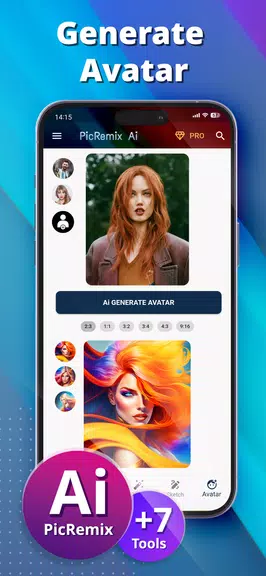 PicRemix AI Art & Avatars Ảnh chụp màn hình 0