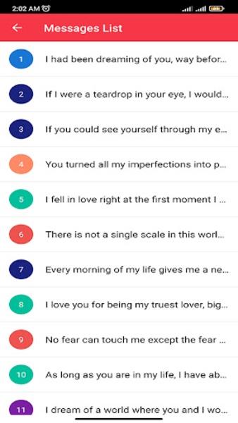 love sms Screenshot 2