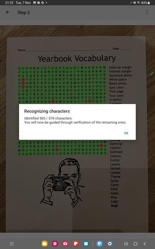 Word Search Scanner and Solver 스크린샷 2