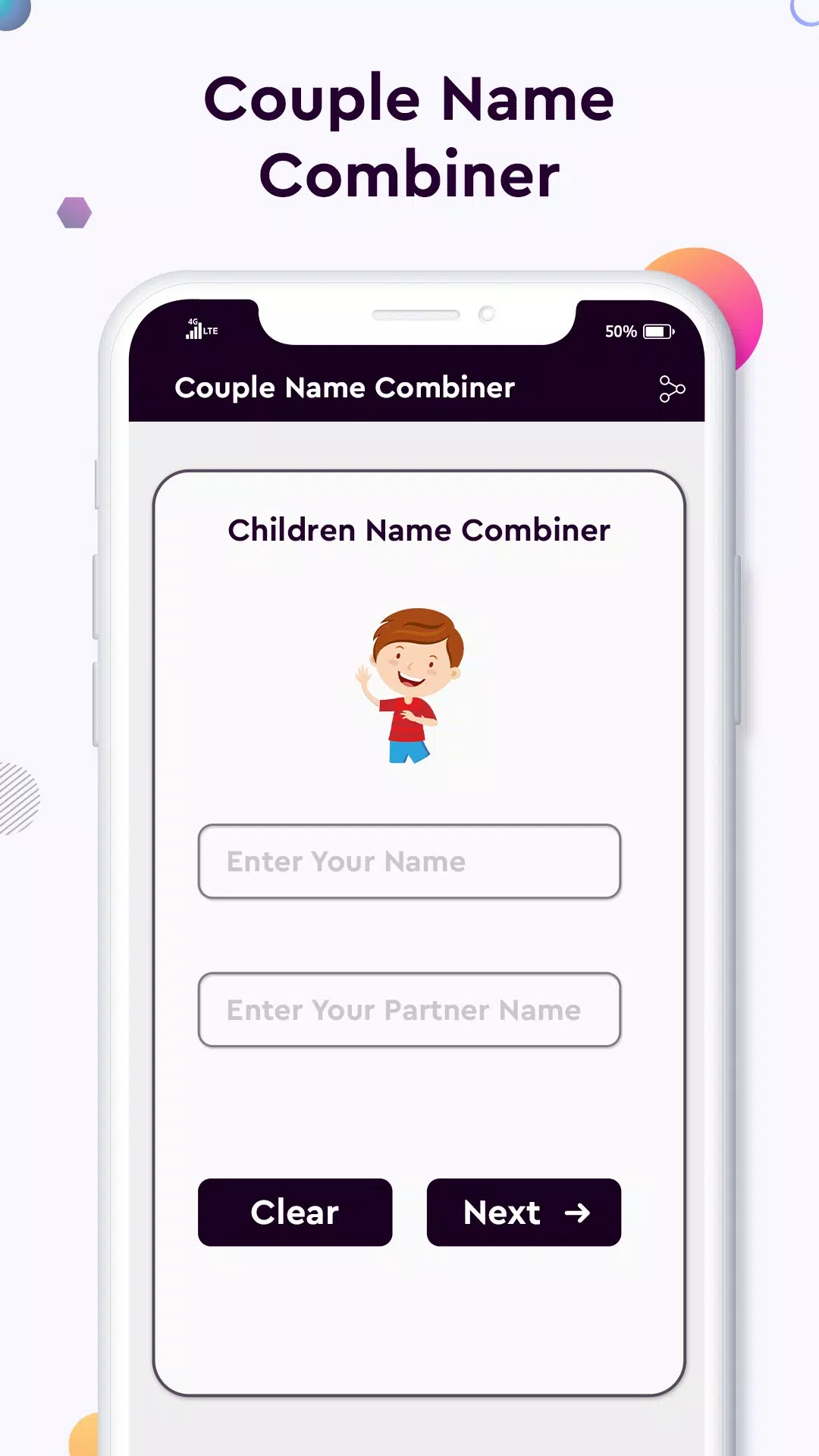 Baby name Couple Name Combiner Tangkapan skrin 2