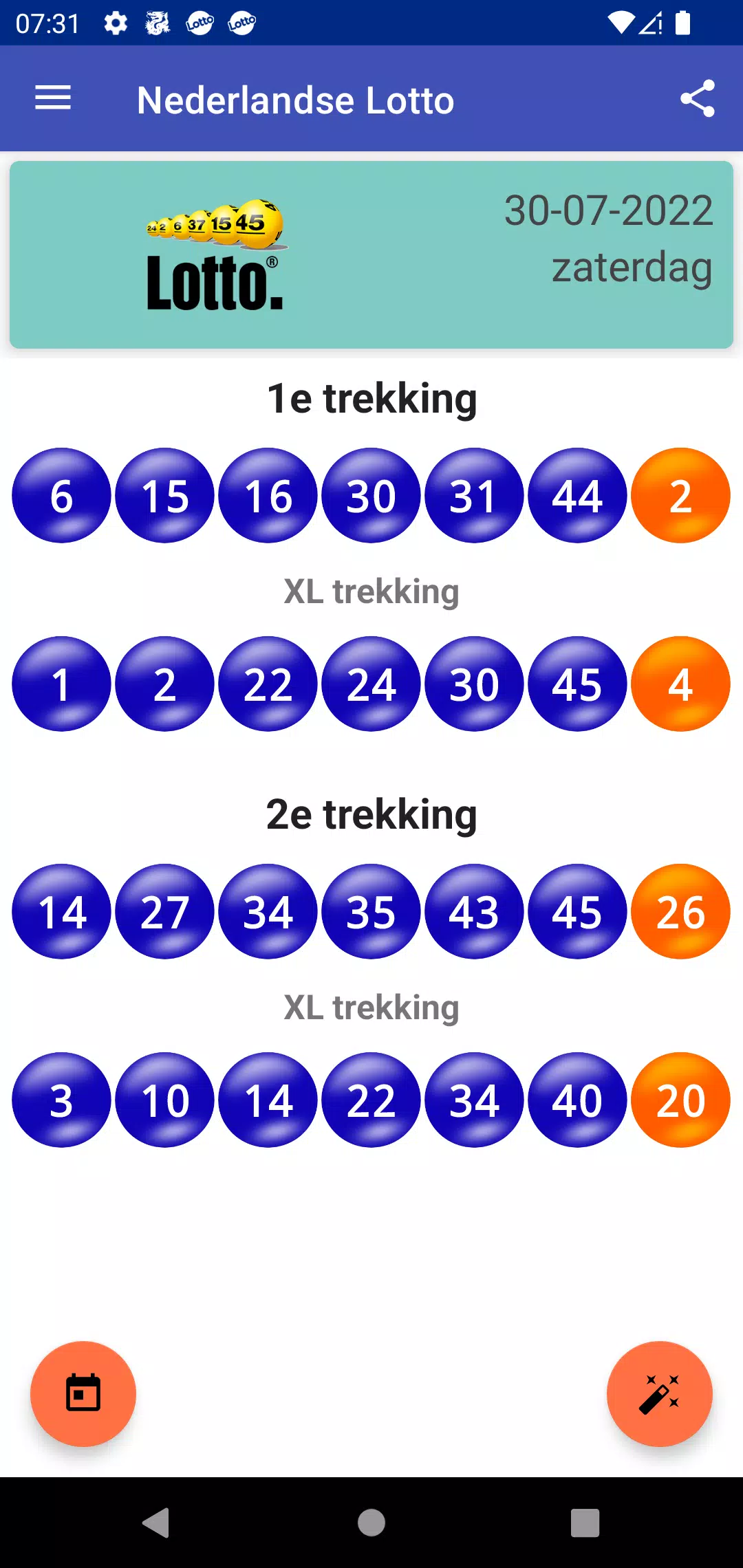 Nederlandse Lotto Voorspelling Скриншот 0