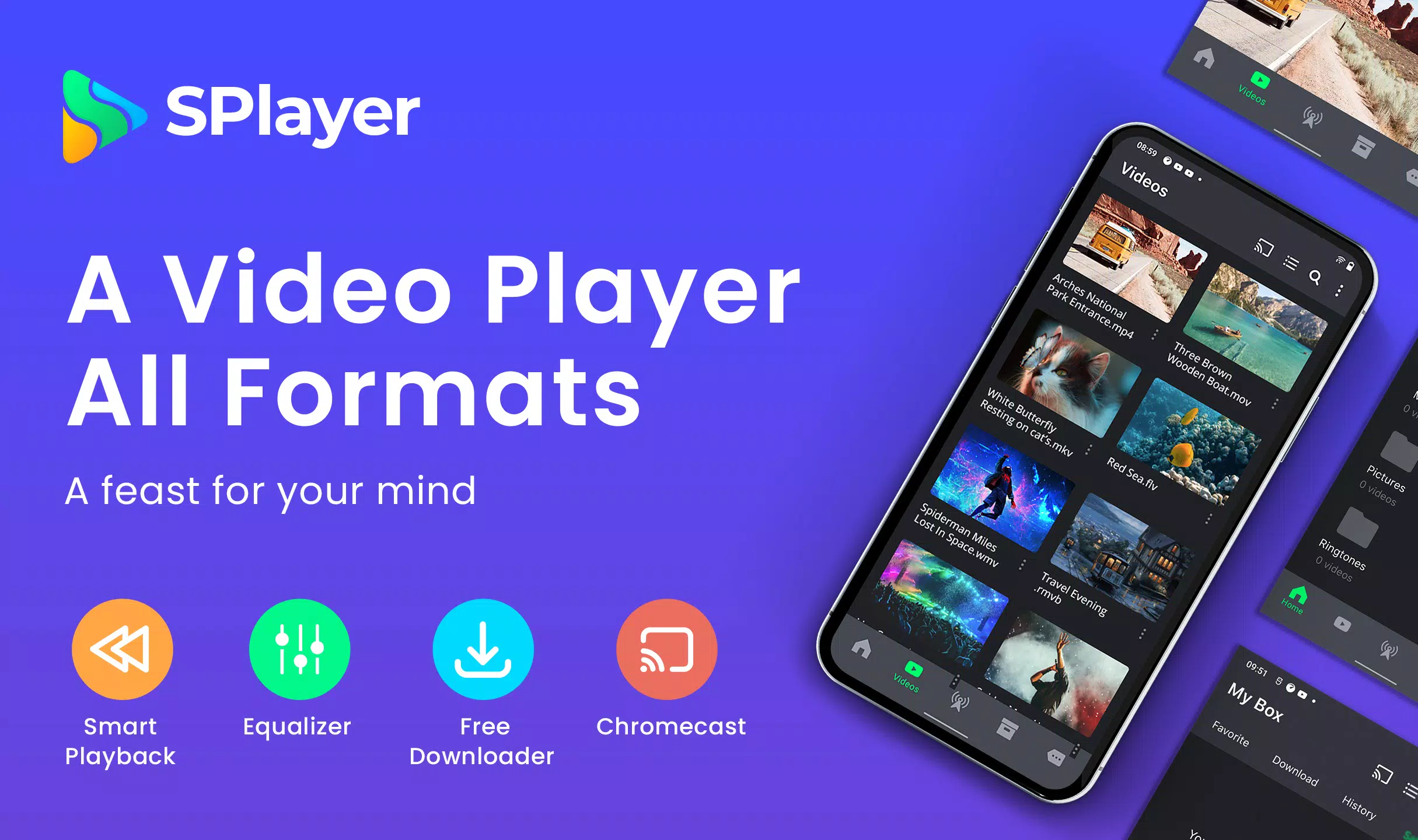 SPlayer - Fast Video Player Captura de tela 0