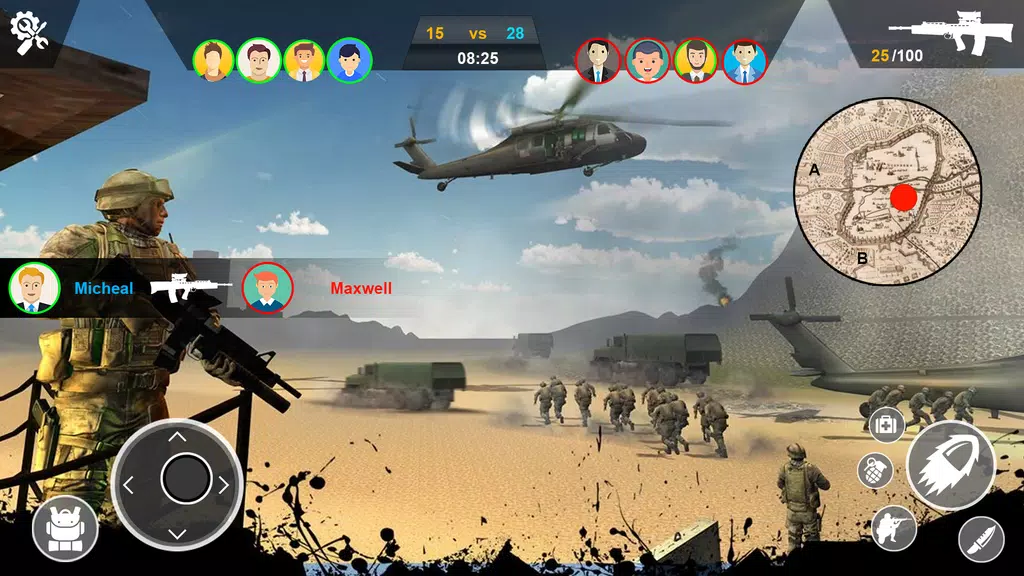 Army Transport Helicopter Game Ekran Görüntüsü 1