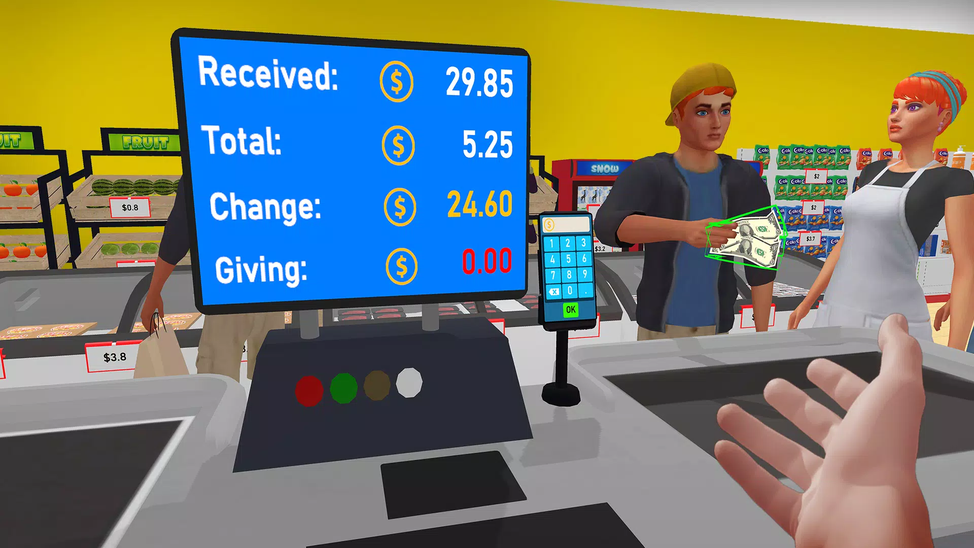Supermarket 3D Simulation Game Zrzut ekranu 3