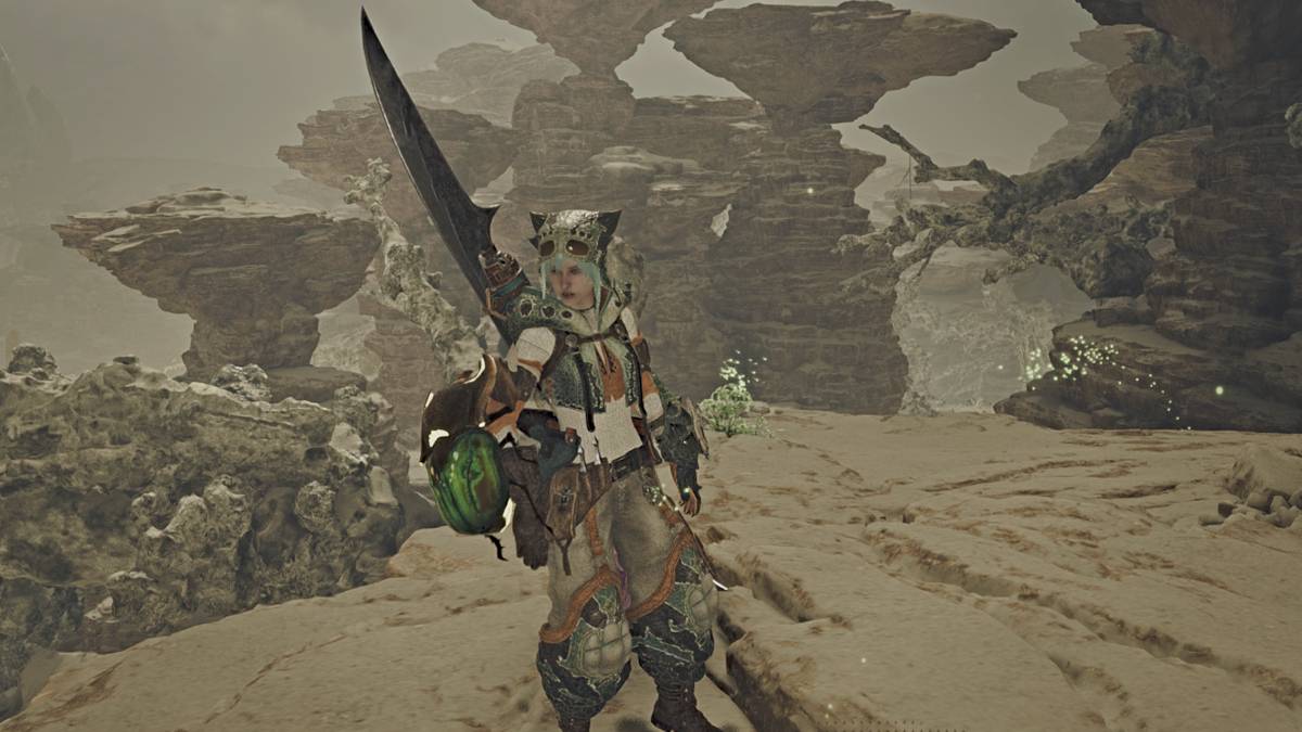 Hunter mid-air with Insect Glaive