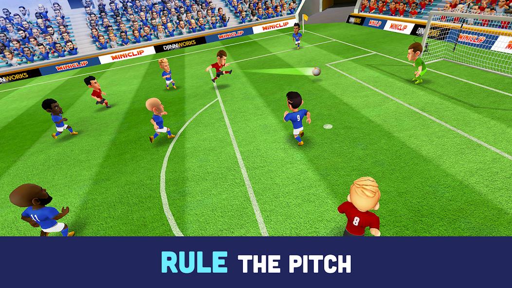 Mini Football - Mobile Soccer Mod 스크린샷 2