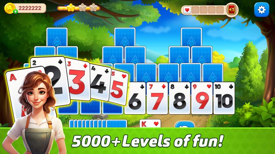 TirPeaks Solitaire Dessert Ekran Görüntüsü 0
