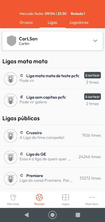 Parciais CFC Ekran Görüntüsü 3