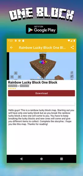 Map One Block Survival - block ภาพหน้าจอ 1