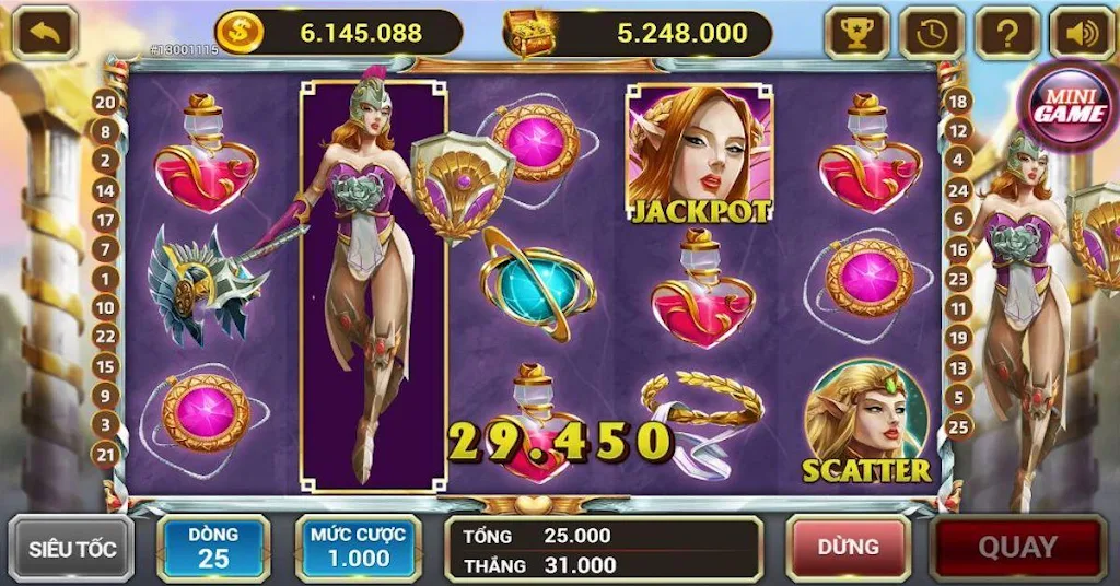 vuaslot - Đỉnh cao game quay hũ 螢幕截圖 2