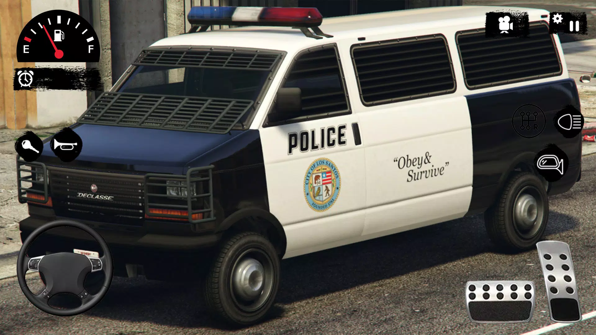 Offroad Police Truck Drive 3D 스크린샷 3
