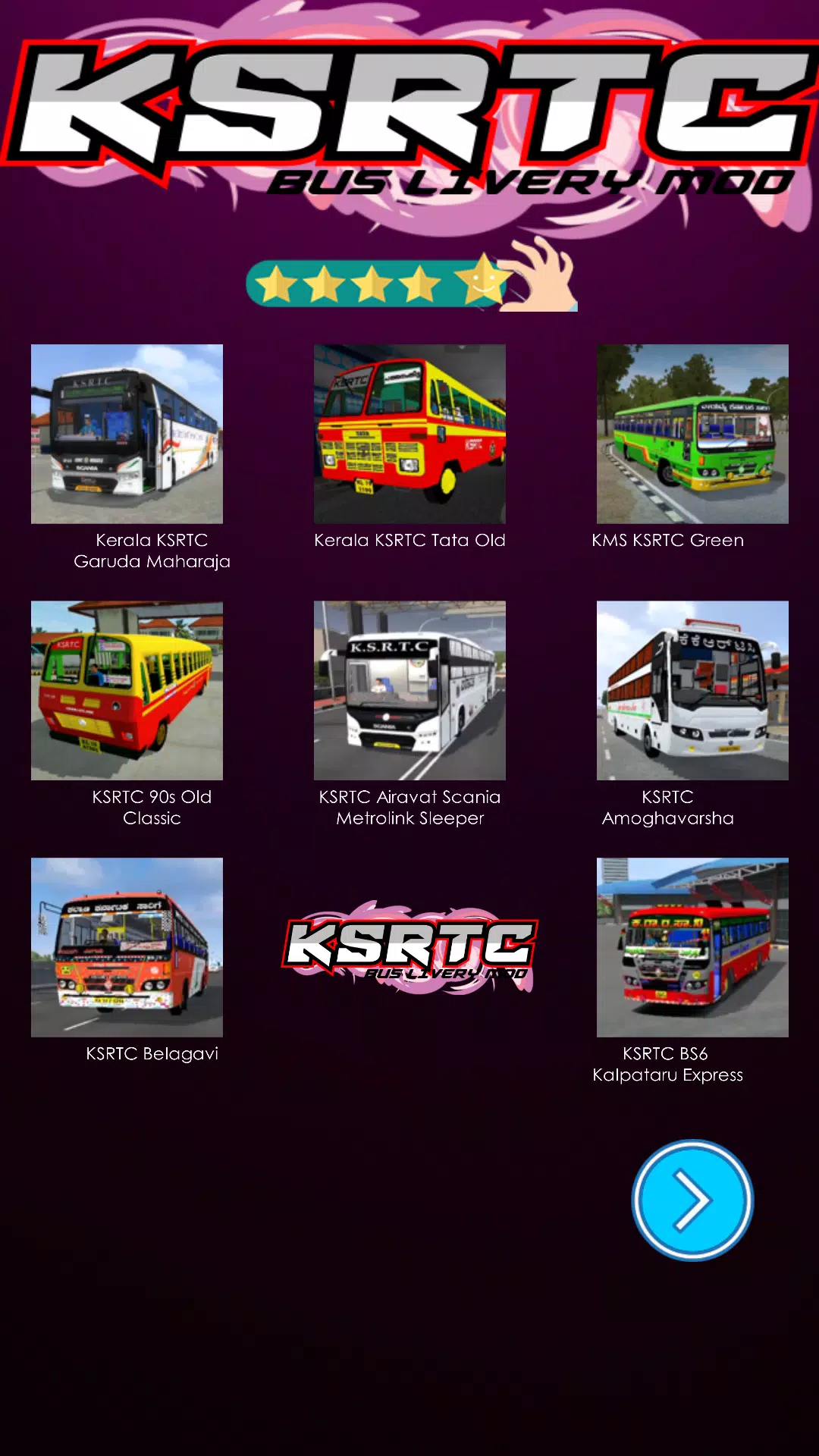 Ksrtc Bus Livery Mod Zrzut ekranu 1