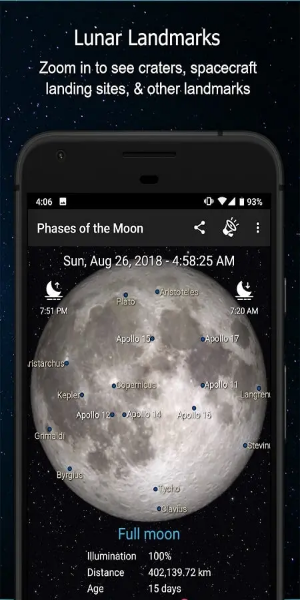 <p><strong>月と太陽と並んで</strong><br>Phases of the Moon Proは、月光や太陽光の変化を監視できるインテリジェントな天体時計として機能します。自然な日付と時刻のカレンダーを統合したこのアプリは、時間と空間の包括的なビューを提供し、ユーザーが月の変化を時間、毎日、毎月追跡できるようにします。また、ユーザーは、一日を通して、また季節を越えて太陽光の変化を観察することができ、時間と空間に関する学術的な視点を強化する総合的な天文体験を生み出すことができます。</p>
<p><img src=