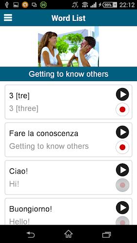 Learn Italian - 50 languages スクリーンショット 2