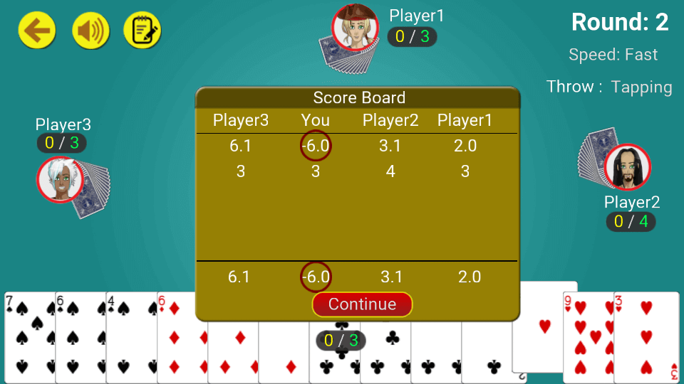 Call break : Offline Card Game Captura de pantalla 3