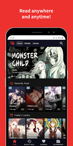 Toomics - Read Premium Comics Ekran Görüntüsü 0