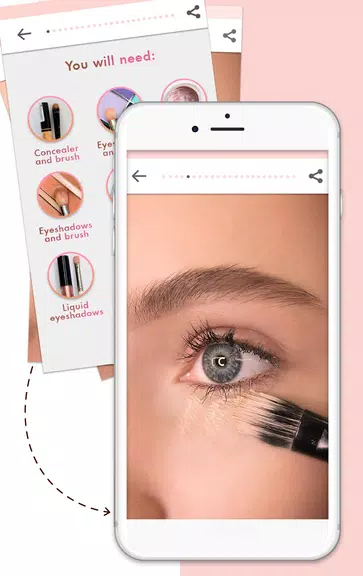 Makeup Tutorial step by step Tangkapan skrin 1
