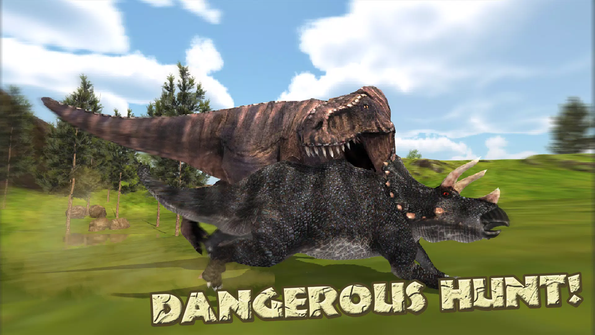 Hungry T-Rex Island Dino Hunt Скриншот 0
