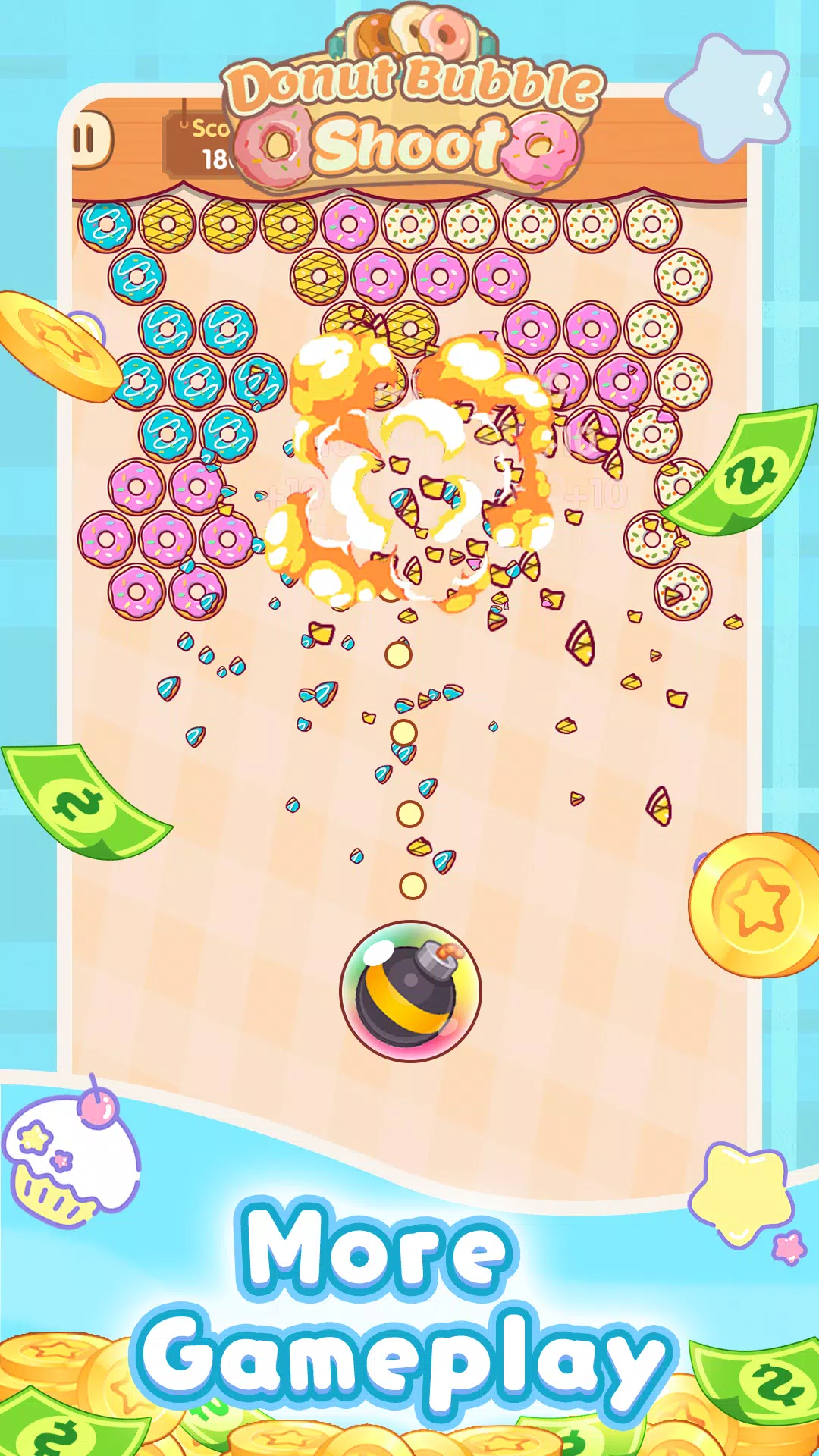 Donut Bubble Shoot 螢幕截圖 3