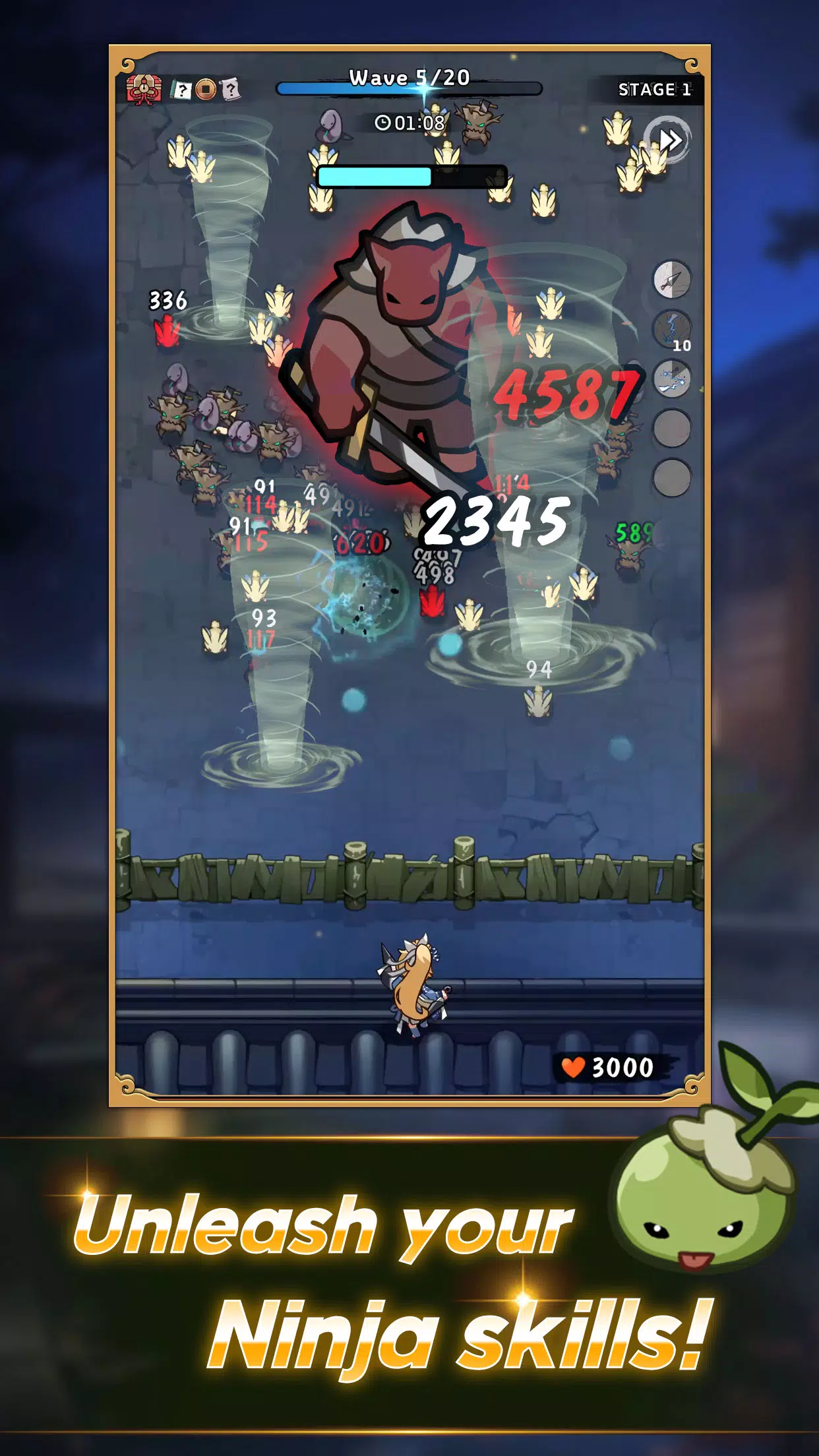 Schermata Ninja Defenders : Cat Shinobi 1