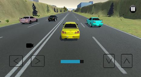 Driving Skyline R34 Drift Car Captura de tela 3