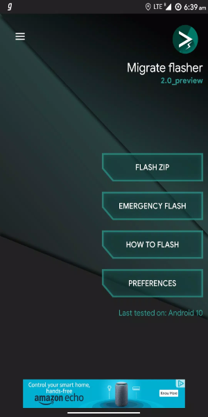 <p>Migrate Flasher ay ang iyong mahalagang tool para sa walang putol na pag-flash ng mga backup mula sa Migrate app, na nag-aalok ng alternatibo sa TWRP para sa mga device na walang custom na pag-recover. Tinitiyak ng app na ito ang maayos at mahusay na pagpapanumbalik ng mga application at data, paglutas ng mga potensyal na isyu na nararanasan sa proseso ng pag-flash.<br><img src=