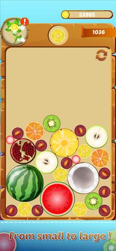Fruit Merge - Addictive game. Скриншот 0