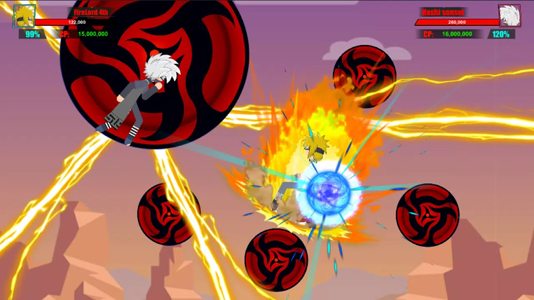 Stickman Ninja Fight 3v3 Mod 螢幕截圖 2