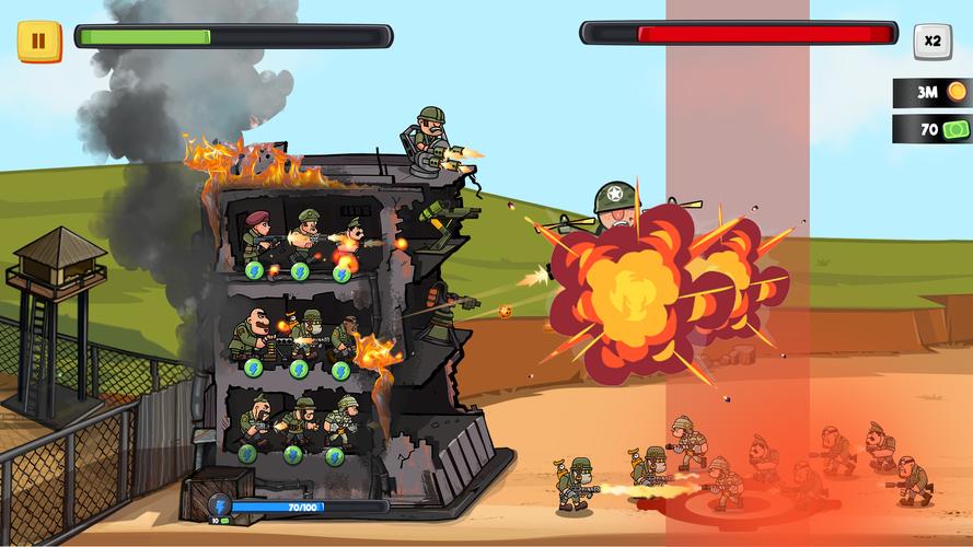 World War Army Defense: TD WW2 Zrzut ekranu 0
