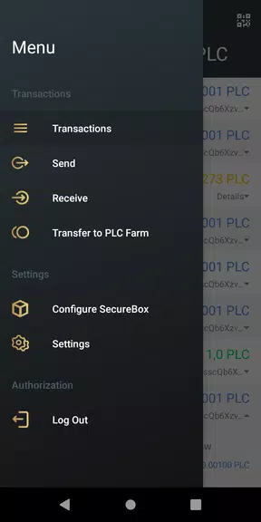 PLC Wallet Ekran Görüntüsü 1