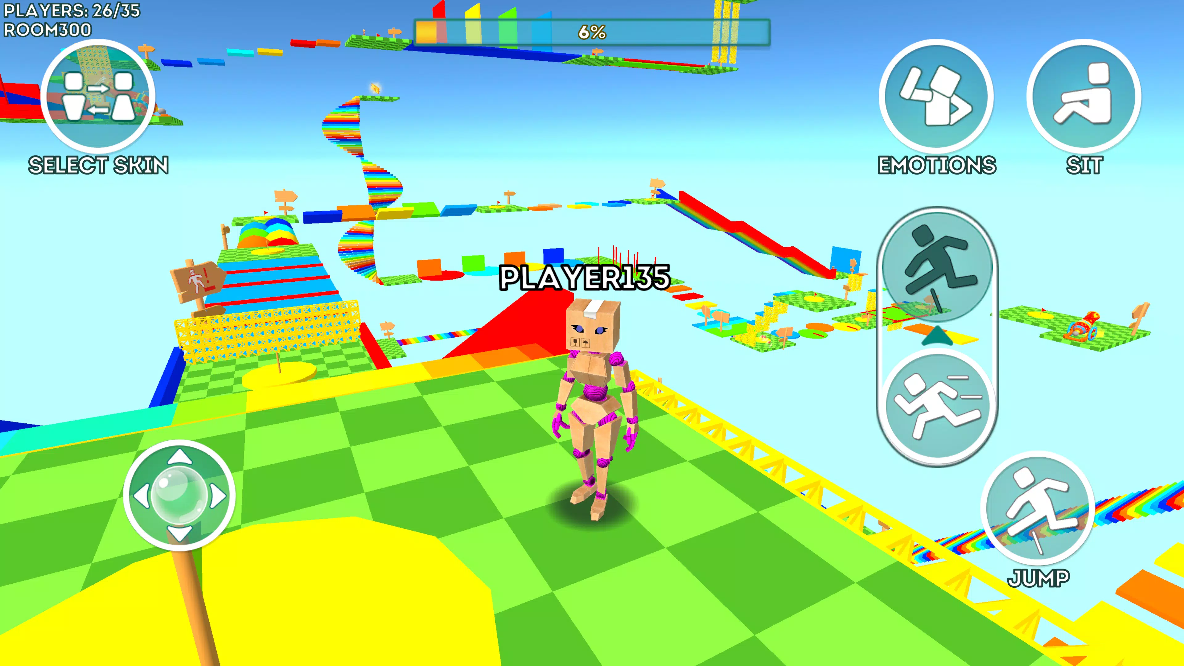 Mega Easy Parkour for Obby スクリーンショット 0