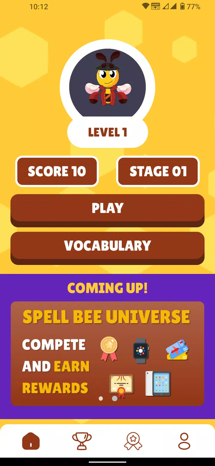 SpellBee Universe Ekran Görüntüsü 0