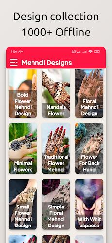 Mehndi Design: Easy & Offline ภาพหน้าจอ 1