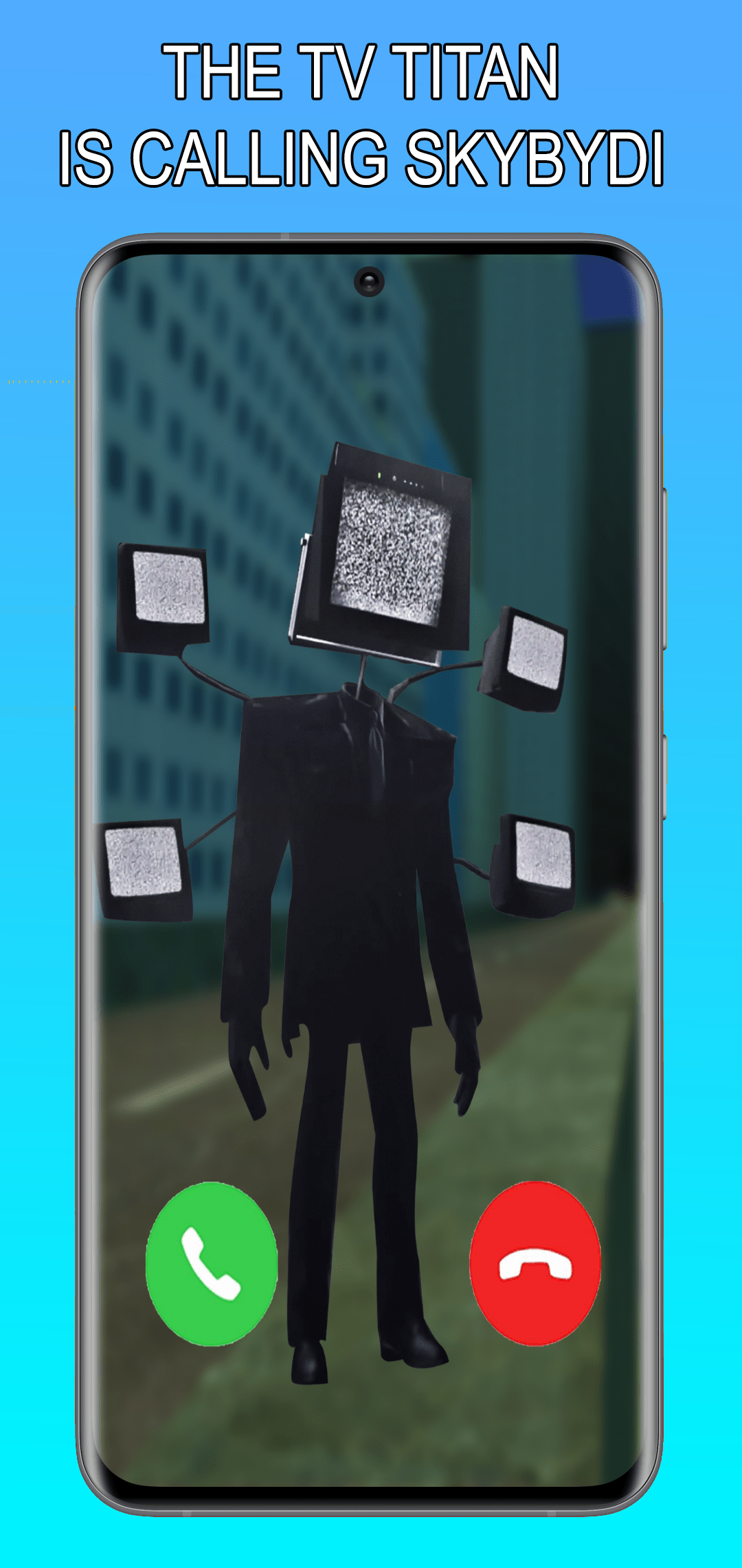tv titan man Fake Call Ekran Görüntüsü 3