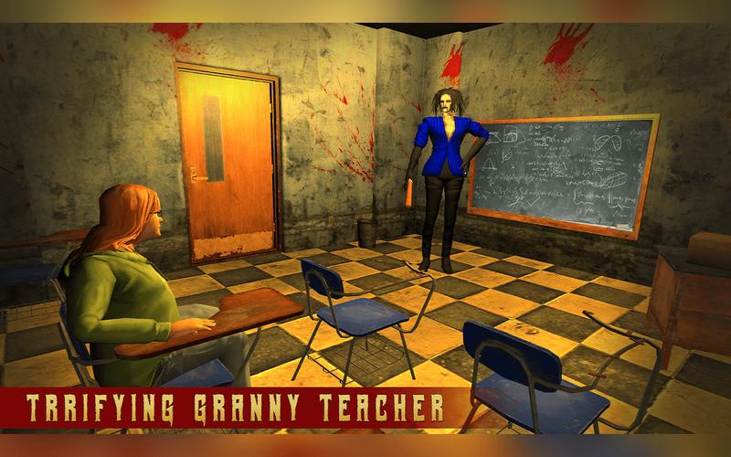 Terrifying Teacher Granny Game ဖန်သားပြင်ဓာတ်ပုံ 0