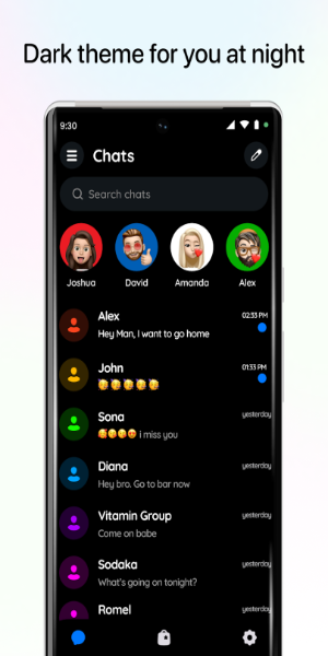 Messenger: Text Messages, SMS Ekran Görüntüsü 2