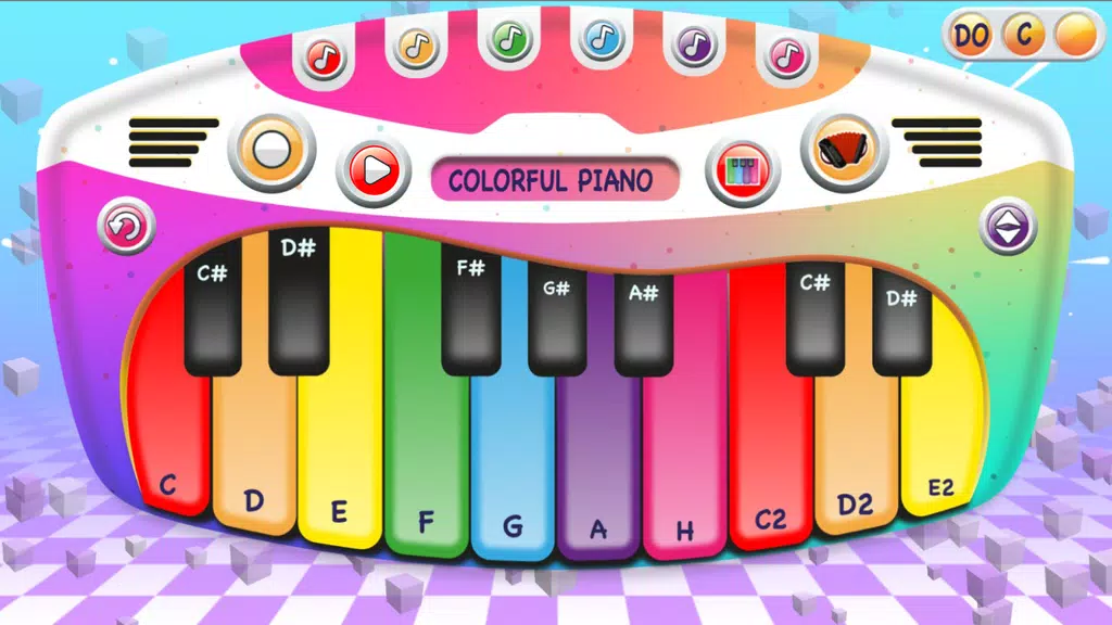 Colorful Piano ภาพหน้าจอ 1