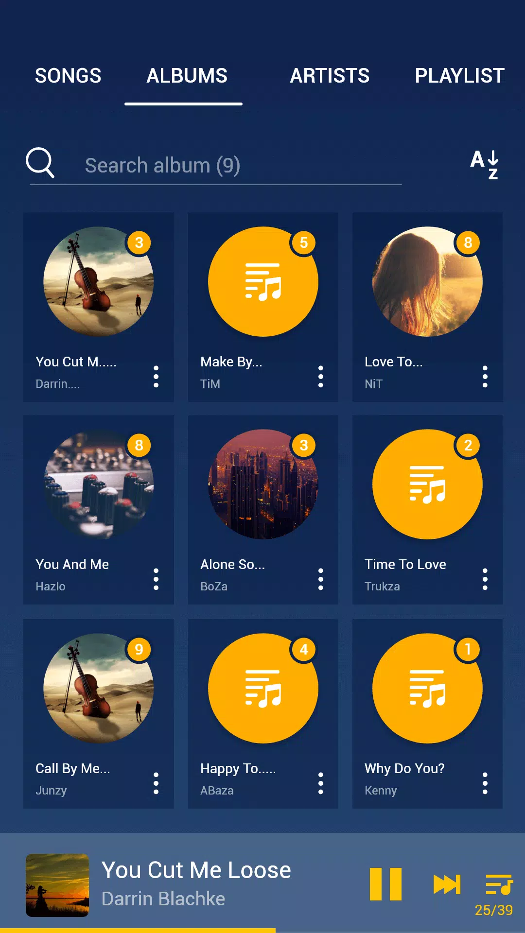 Music Player - MP3 Player ภาพหน้าจอ 1