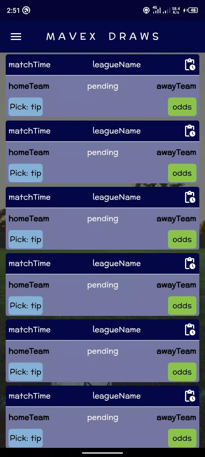 MAVEX BETTING TIPS Ekran Görüntüsü 0
