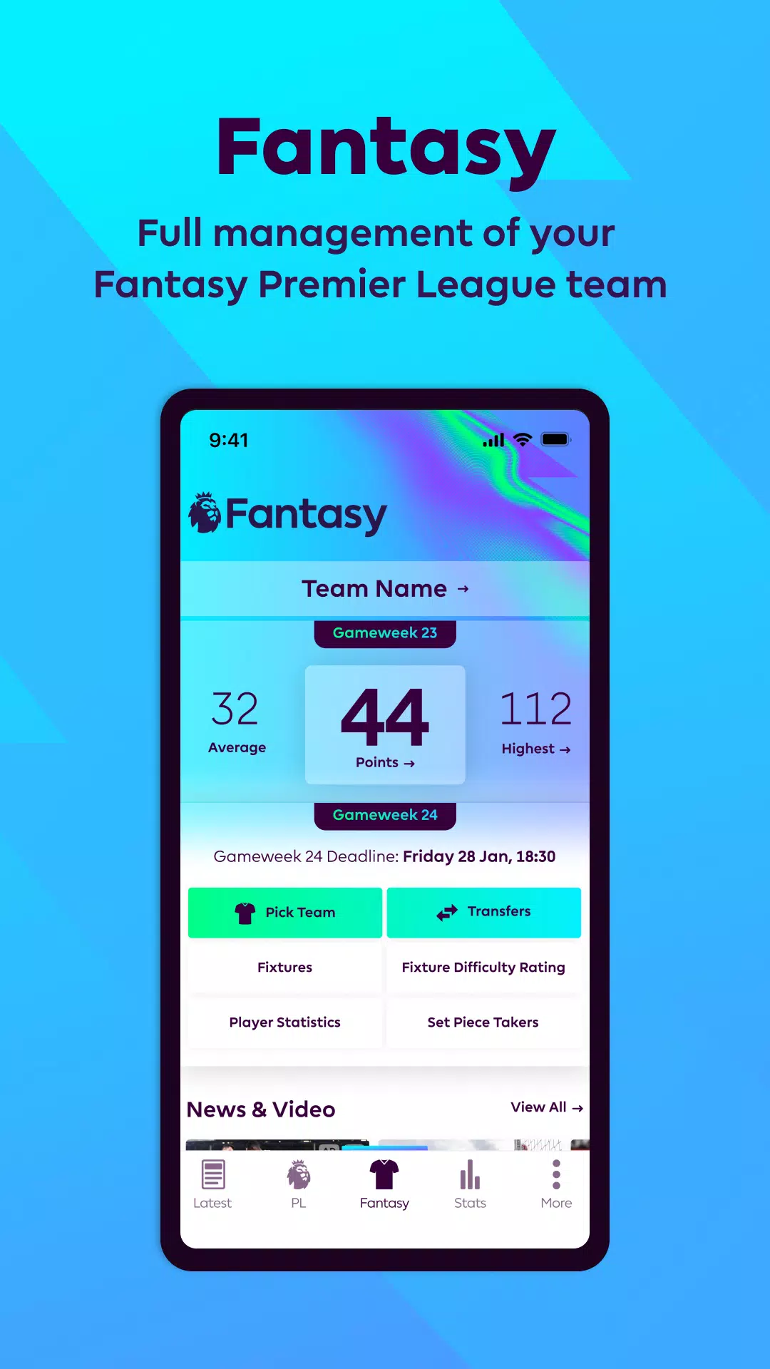 Premier League - Official App应用截图第2张